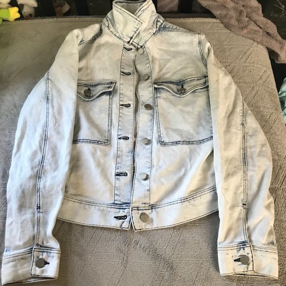 Liverpool Jeans Company Jackets & Blazers - Light Acid Wash Liverpool Denim Jacket